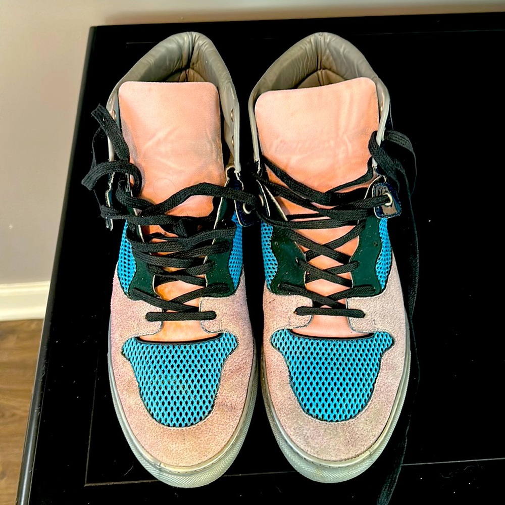 Balenciaga Contrast Panel Trainers
